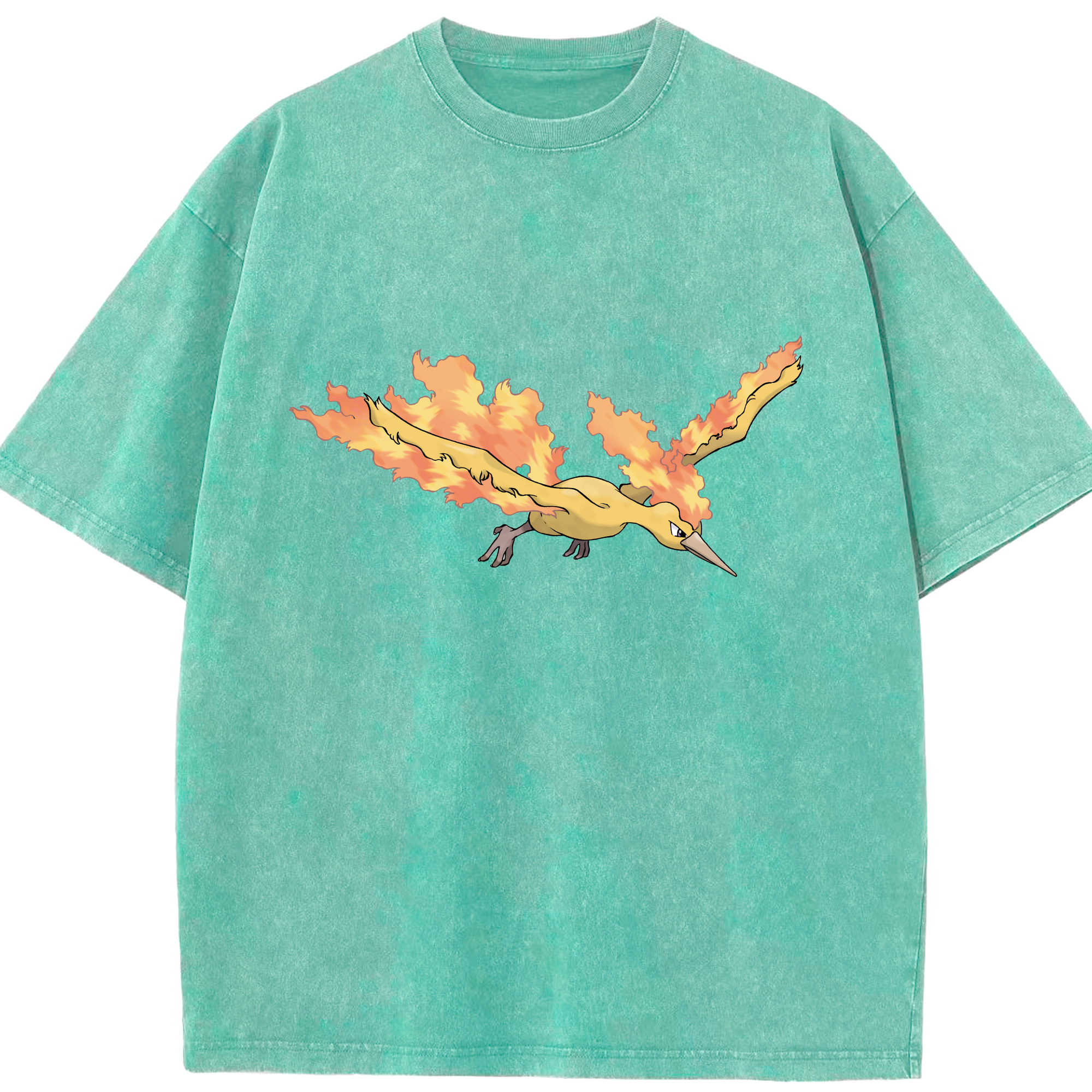 （画像用） ポケットモンスター Pokémon 綿100% ヴィンテージ風 半袖Tシャツ（フロントプリント）